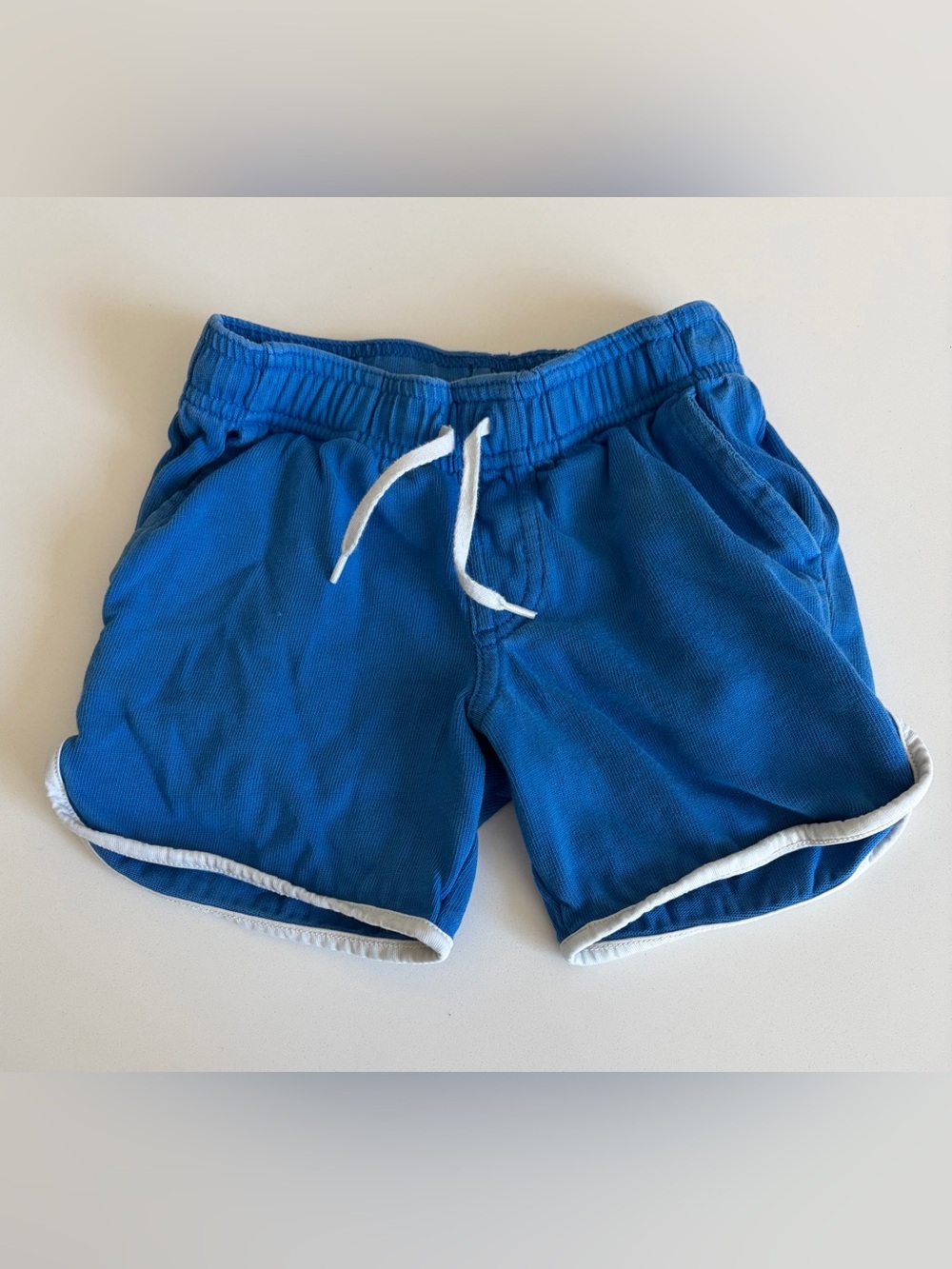 Tea Collection Royal Blue Athletic Shorts with White Trim